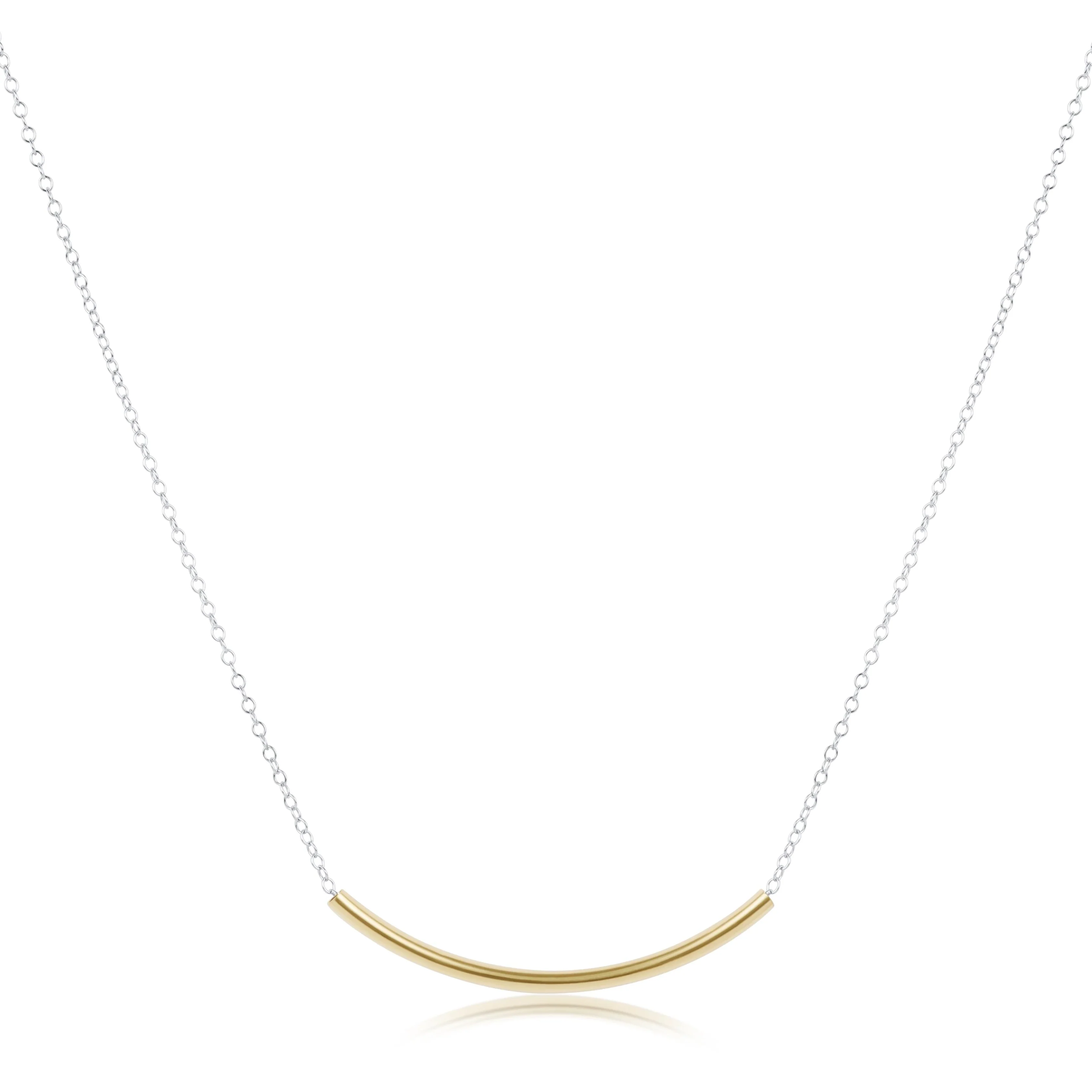 mixed metal necklaces